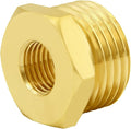 Joywayus Garden Hose Hex Bushing Reducer 1/4" NPT Female x 3/4" GHT Male | Cast by Joywayus