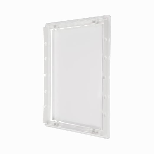 10" x 13" White ABS Plastic Plumbing Access Panel - Image 5