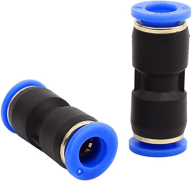 SNS 5/16" Tube OD Plastic Straight Union Pipe Tube Fitting Straight Pneumatic - Image 8