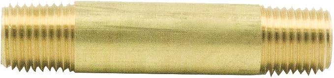 Brass Long Nipple 1/8" NPT Male x 1/8" NPT Male Pipe Fitting - Image 5
