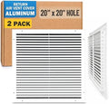 Fits 20x20 Hole | Aluminum Return Air Grille by Handua | Vent Cover Grill by Handua