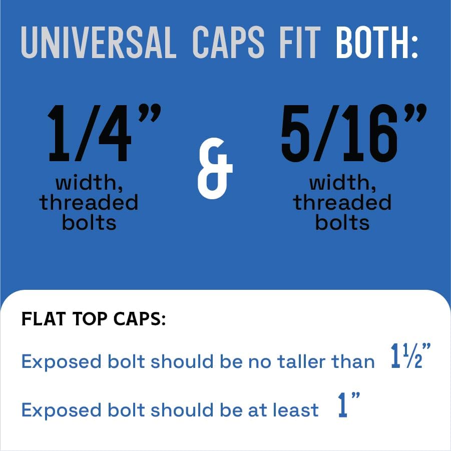 Stinky John's Tall Toilet Bolt Caps: Don't Cut Those Bolts! 100% Made in USA - Image 3