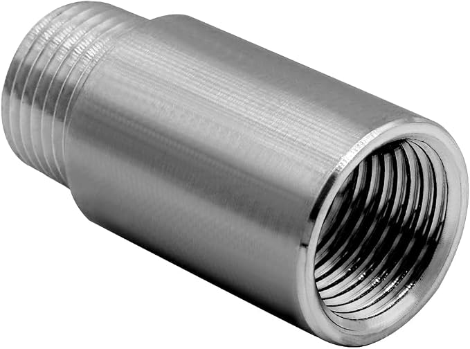 Stainless Steel Pipe Fitting 3/8" NPT Male x 3/8" NPT Female Thread Nipple Cast - Image 3