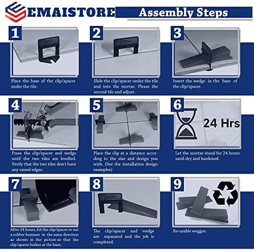 Tile Leveling System – 2000 Tile Spacers – Compatible - Image 5