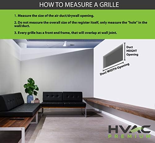 HVAC Premium 28'' X 8" Aluminum Return Grille - Image 2