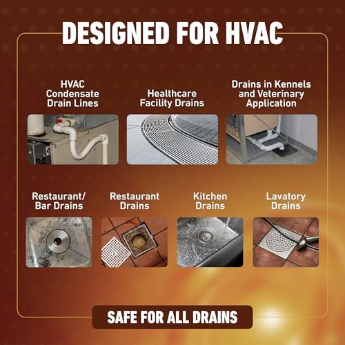 HVAC Guys Drain Dissolve | AC Drain Line Cleaner & Unclogger | Heat Generating - Image 4