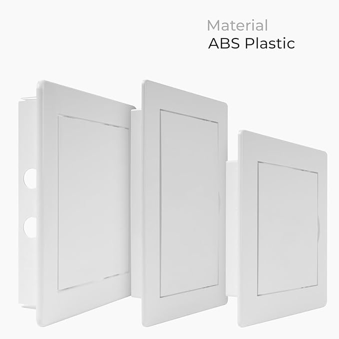 6x6 Inch White Access Panel for Drywall – ABS Plastic Square Wall, Ceiling - Image 7