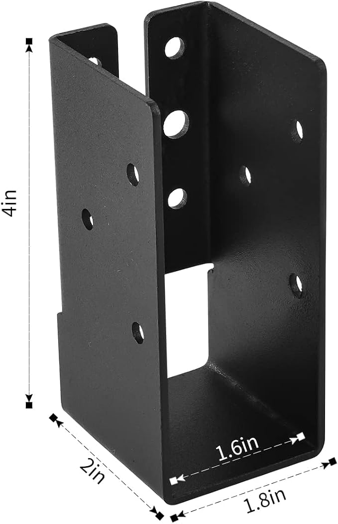 48 Pcs of 2"x 4" Concealed Joist Hangers - Image 2