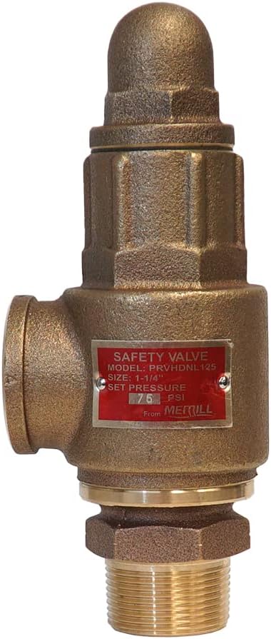 MFG PRVHDNL125 1-1/4" No-Lead Heavy-Duty Pressure Relief Valve, Contractor-Grade - Image 6