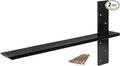 （2-Pack） Free Hanging T Shelf Bracket, Solid Heavy Duty Steel Knee Wall Hidden by PetrelWing