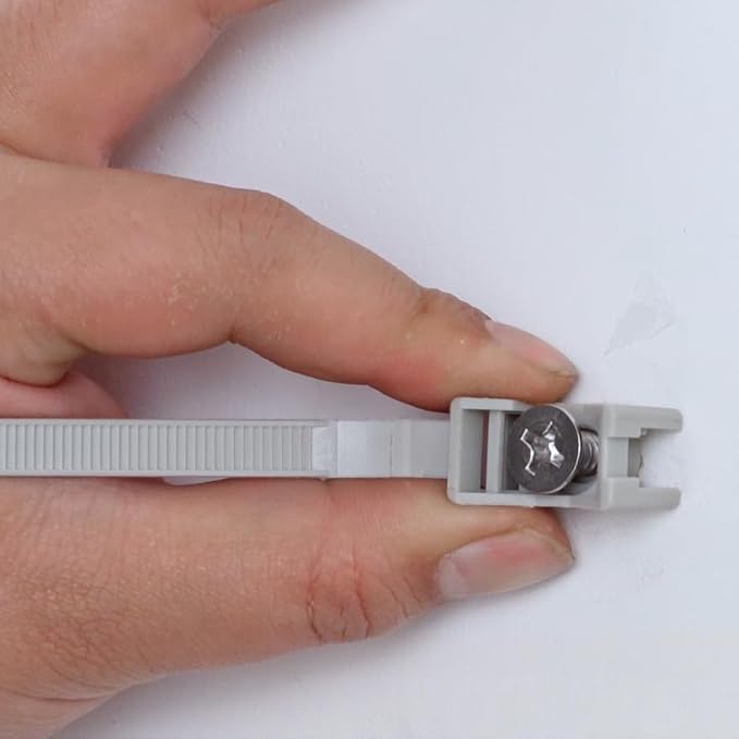 7" Saddle Mounting Zip Tie, Pipe Bracket Clamps, Pipe hanger, - Image 3