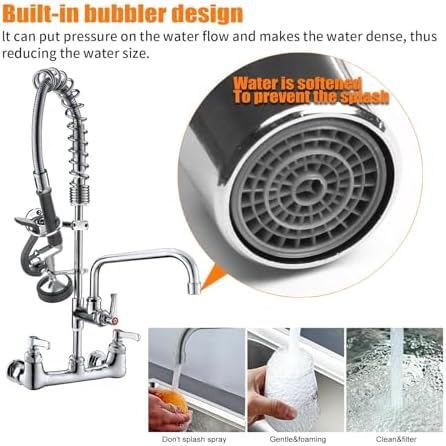 Commercial Sink Faucet with Sprayer - Image 4