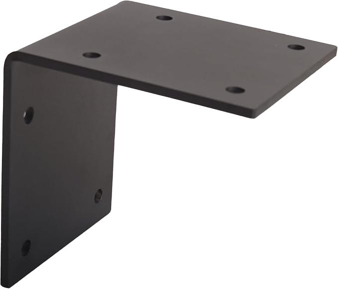 2-Pack L Right Angle Bracket 6" x 6" x 5" Heavy Duty Steel Corner Bracket | - Image 9