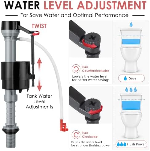 2 Sets Toilet Float Replacement Kit - Image 4