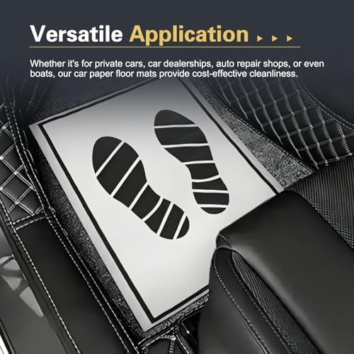 30 PCS Car Paper Floor Mats, Disposable Kraft Paper Floor Pads, Temporary - Image 6