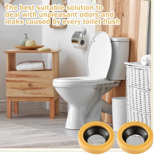 10 Pack Toilet Wax Ring Extra Thick Toilet Bowl Wax Ring Gasket Fits 3-inch and - Image 6