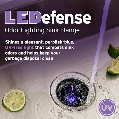 INSINKERATOR Evolution 1.0HP LED Garbage Disposal & Antimicrobial Flange - Image 5