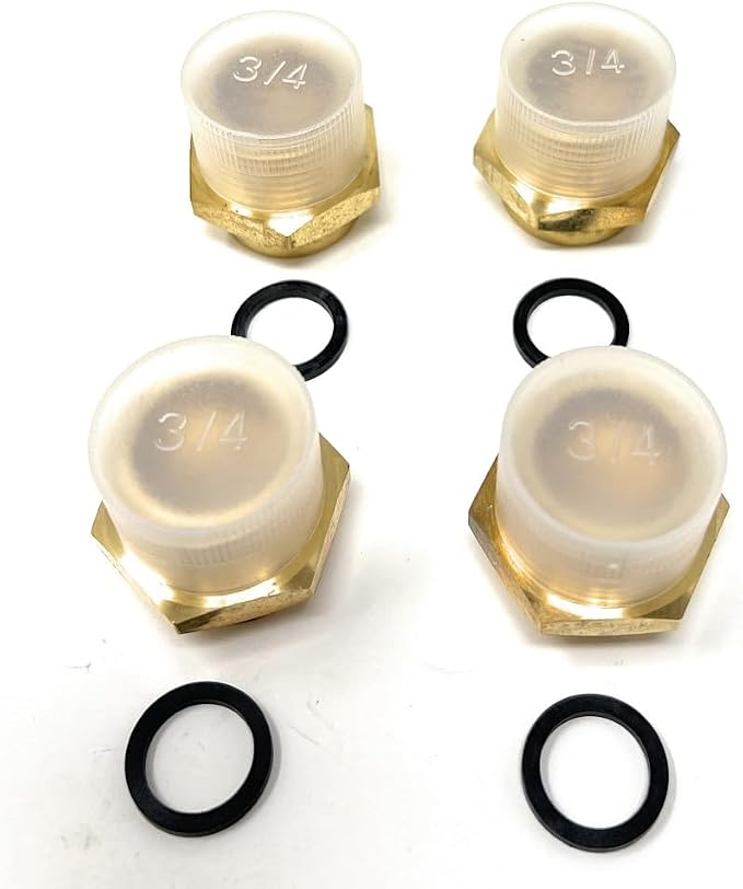 Cascada 1/2" G Thread Female to 3/4" NPT Male Adapter | Lead-Free Brass Pipe - Image 2