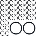 40 Pcs Sink Drain O-Ring, Plunger Rubber Gasket, Compatible by Unknown