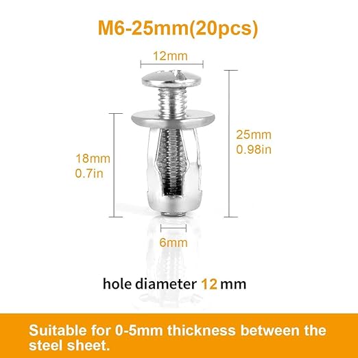 Extra Short Hollow Wall Anchors Set - Image 4