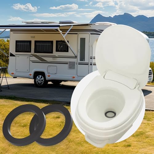 RV Toilet Dual Seal Kit ，385311652 RV Toilet Seal Ring + 385311658 Flush Ball - Image 7