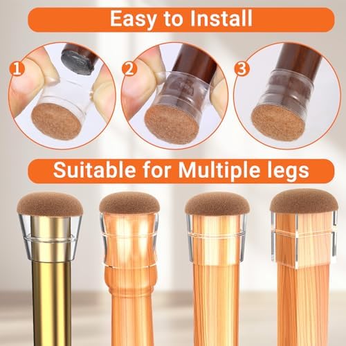 Round Chair Leg Floor Protectors - Image 5
