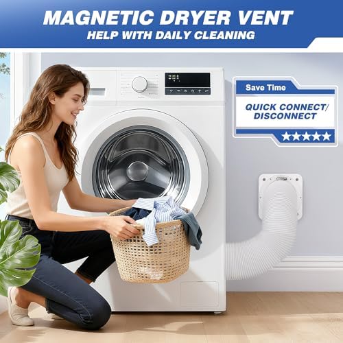 Dryer Vent Kit, DV180 Magnetic Dryer Vent Connector Kit, Airtight Seal Dryer - Image 2