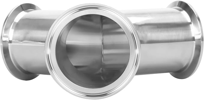 DERNORD Tri Clamp Wye Clamp End True Y Type Cross Tee Tube Stainless Steel 304 - Image 2