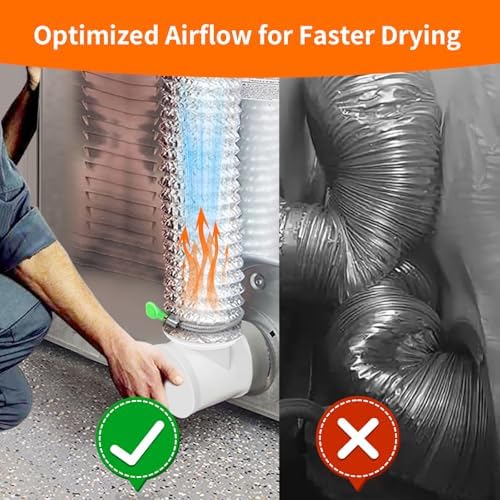 90 Degree Clothes Dryer Vent Elbow, Tight-Fit Connector - Image 6