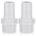 2 Pcs Pool PVC Tube Fitting Barbed Hose Fittings Adapter | Hose Fittings by Innconee