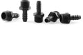 E-Outstanding 5PCS 3/8 inch to 1/2 inch NPT Male Black Plastic Hose Barb Pipe by E-outstanding