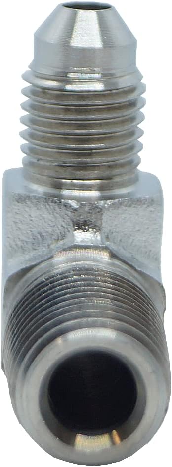 RFS Stainless Steel JIC Flared Tube Fitting, 90 Degree Elbow, 1/4" JIC Male x - Image 4
