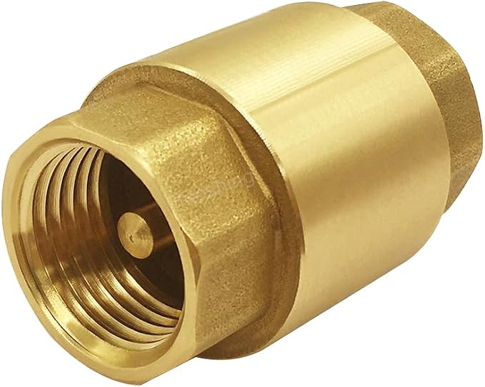 Hooshing 2PCS Brass Check Valve 1/2" NPT Female Thread One Way Backflow - Image 4