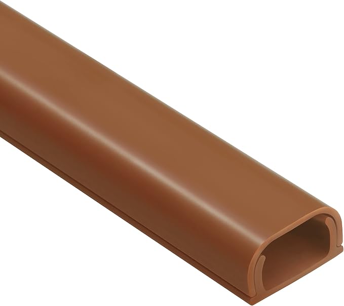 ZhiYo 43" Cord Covers for Wires on Wall, 0.7" W x 0.4" H | Fits 2 Cords by ZhiYo