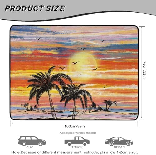 ELEQIN Car Cargo Liner, All Weather Heavy Duty Trunk Mat, Cargo Mats - Image 7