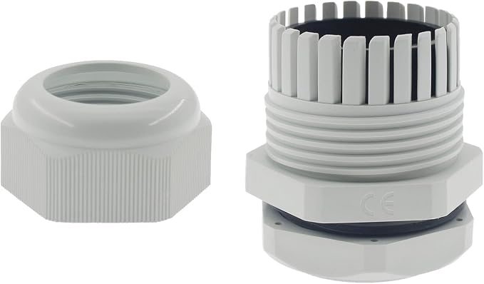 3/4 Inch NPT Strain Relief Nylon Cord Grip, SAFYY 5 PCS Waterproof Cable Glands - Image 6