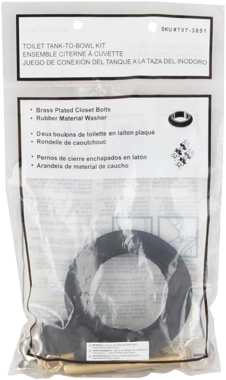 Rocky Mountain Goods Toilet Tank Bowl Gasket Kit - Image 3