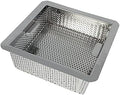 AmGood 8.5 in. x 8.5 in. x 3 in. Stainless Steel Commercial Floor Drain Strainer by AmGood