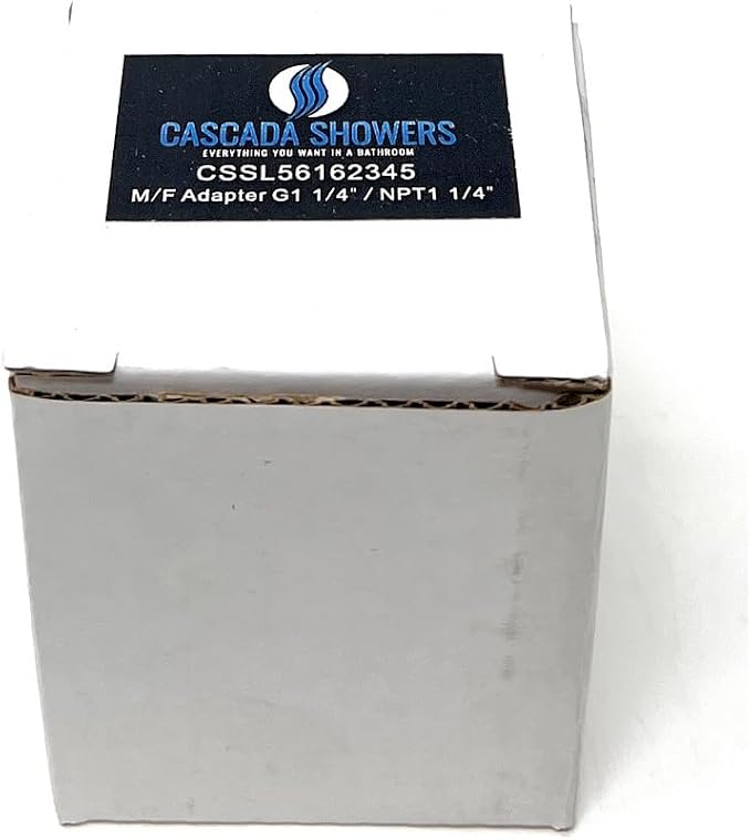 Cascada Lead-Free 1 1/4" G Thread Male to NPT Female Adapter | G Thread Male to - Image 6