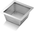 Tuanse 1 Pcs 10 x 10 x 5'' Stainless Steel Commercial Floor Drain Strainer by Tuanse