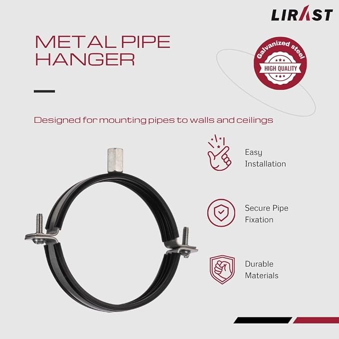 3 Inch Pipe Clamp Pack of 5 - Image 3
