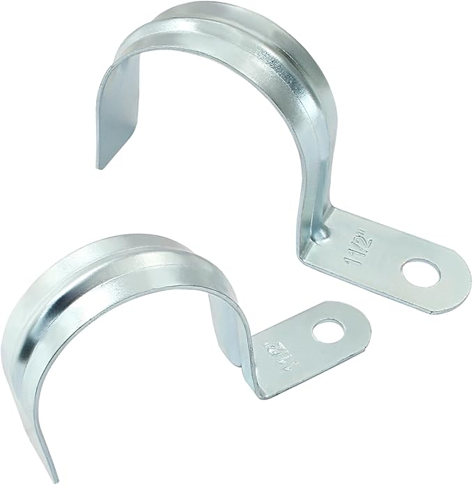 Biaungdo M50 Rigid Pipe Strap, 2 Inch, Zinc Plated Steel, Heavy Duty Conduit by Biaungdo