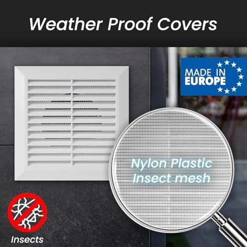 Repa Market 4 Inch White Air Vent Cover - Image 3