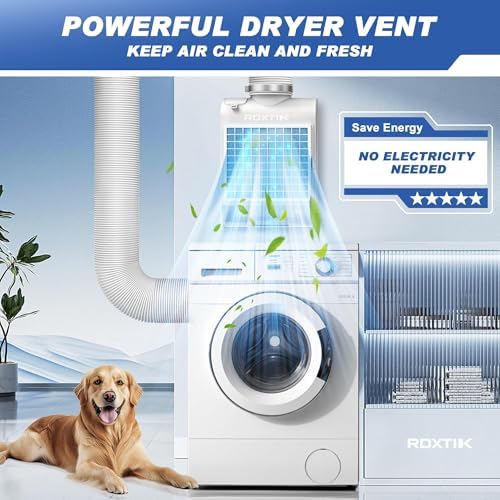 3-in-1 Indoor Dryer Vent Kit, 2026 Upgraded, Stainless Steel Screen Filter and - Image 3