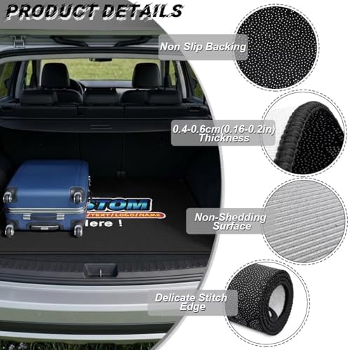 ELEQIN Custom Personalized Car Trunk Mat, Add Your Own Photo Non Slip Backing - Image 6