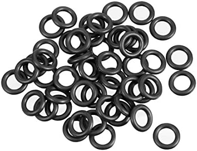 uxcell 50pcs 7x4x1.5mm Nitrile Rubber O-Rings Metric Sealing Gasket by uxcell
