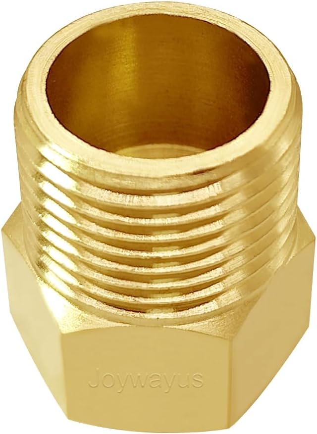 Joywayus Toilet Fill Valve Pipe Adapter 7/8" Male to 1/2" Female Bidet Hose - Image 3
