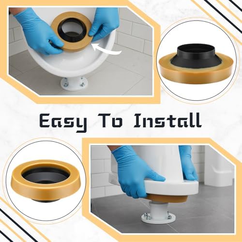Marsui 20 Pack Toilet Wax Ring Thick Toilet Bowl Wax Ring Gasket - Image 4
