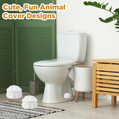 FillTouch Toilet Bolt Covers, Decorative Ceramic Caps - Image 6