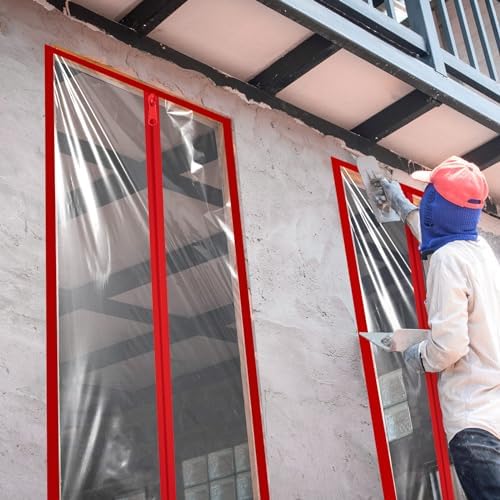 6 Rolls Heavy Duty Zipper for Dust Barriers, 7 ft x 3 Inch - Image 6
